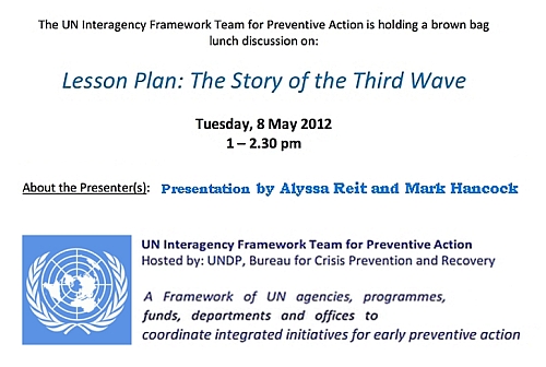 “Lesson Plan” at United Nations