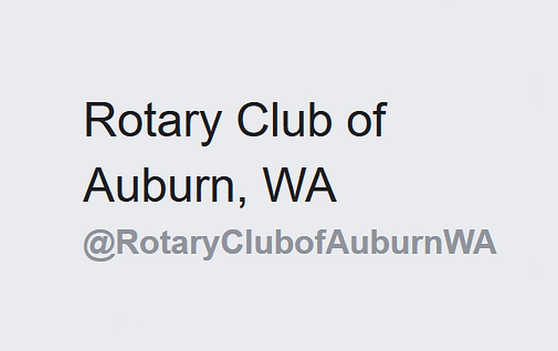 Rotary Club talk, Auburn WA
